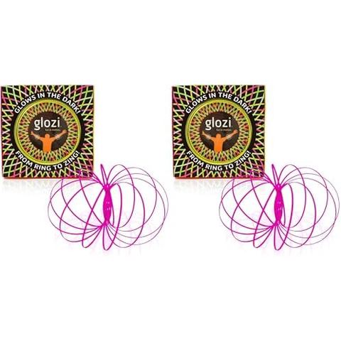 Glozi Flow Bracelet — Glowing Pink, 2-Pack