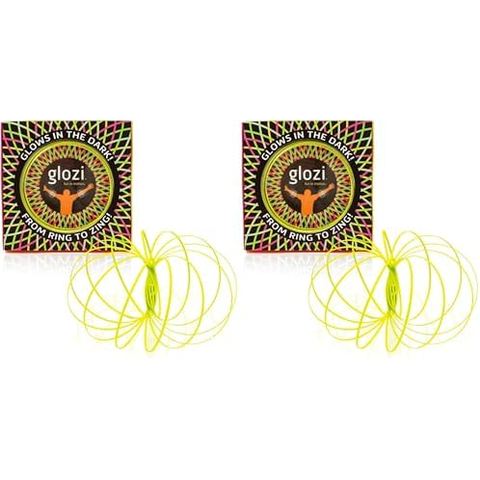 Glozi Flow Bracelet — Glowing Yellow, 2-Pack
