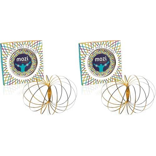 Mozi Flow Bracelet — Black & Gold, 2-Pack