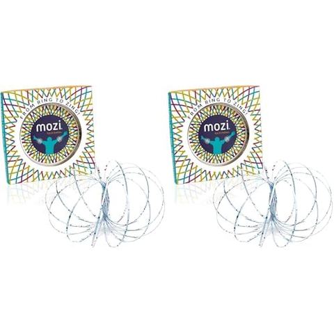 Mozi Flow Bracelet — White Splatter, 2-Pack